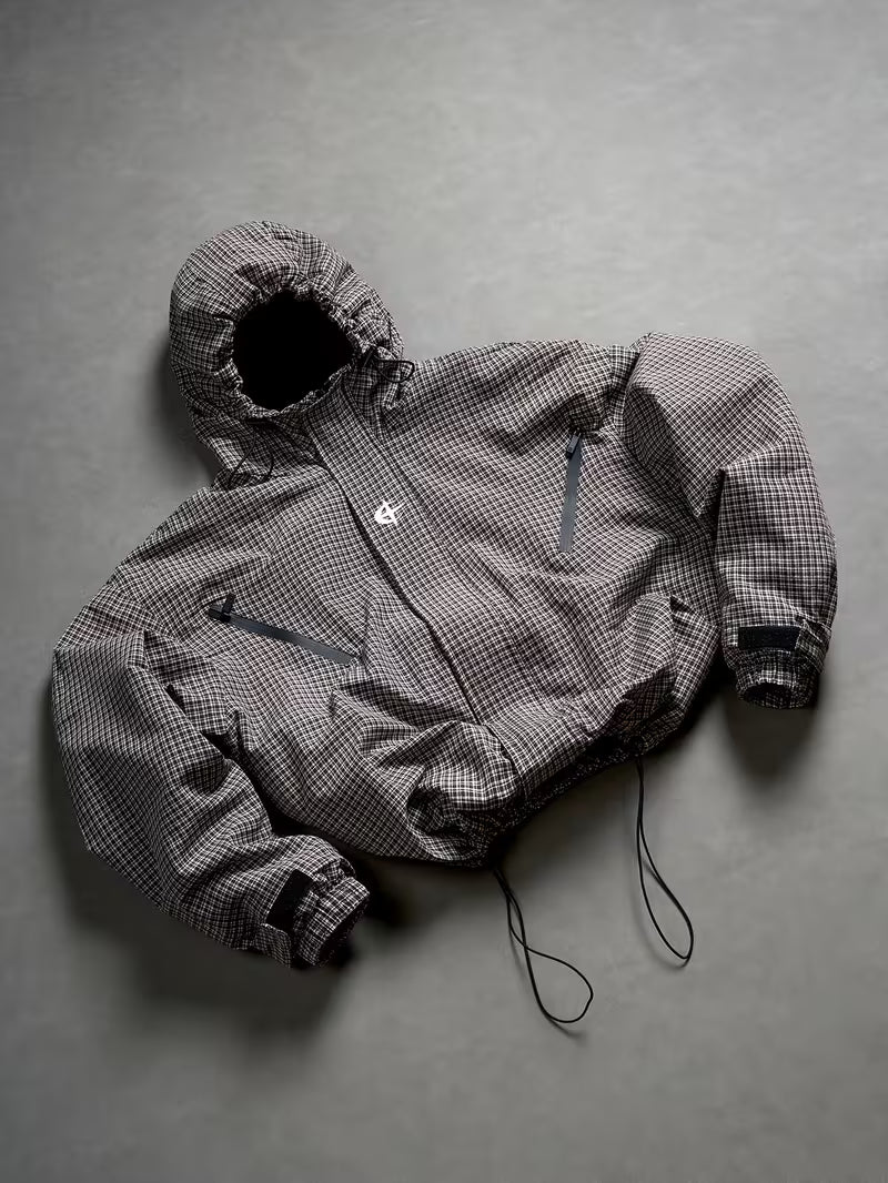 Men's Vintage Plaid Jacket -Khaki