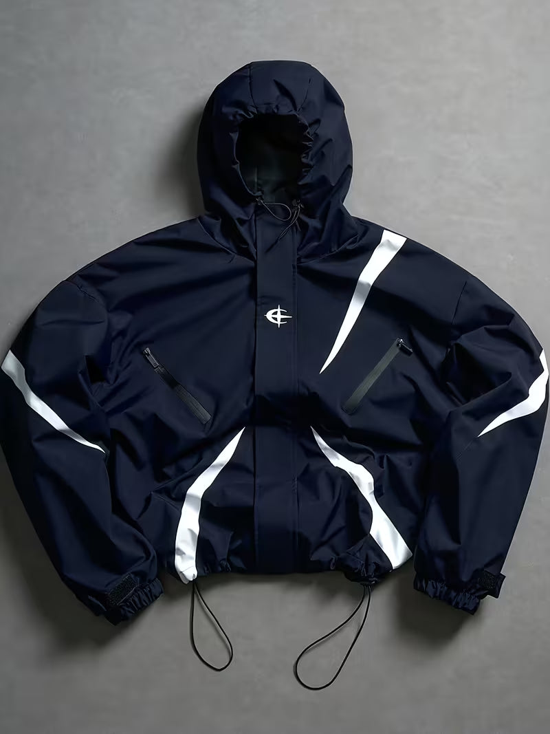 Men's Spring/Autumn Jacket - Dark Blue